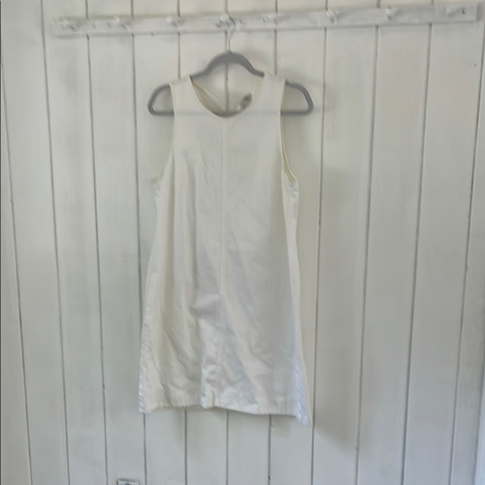 J. Crew Classic White Denim dress